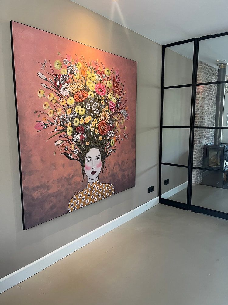 Bloemen in mijn gedachte  (gezien bij vtwonen)  van Kris Stuurop 