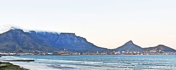 Table Mountain, Lions Head and Signal Hill mixed media by Werner Lehmann