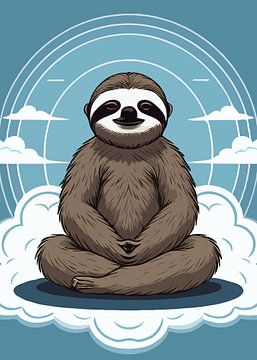 Luiheid in meditatie van Rizal Azhari
