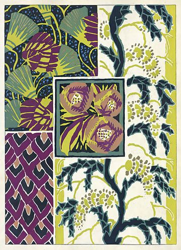 Émile-Allain Séguy - Anregungen für Stoffe und Teppiche