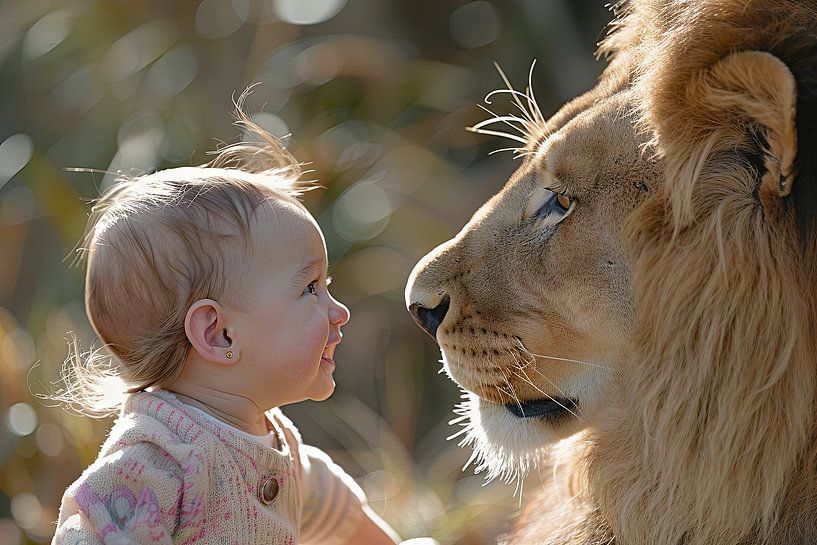 friendship between humans and animals by Egon Zitter