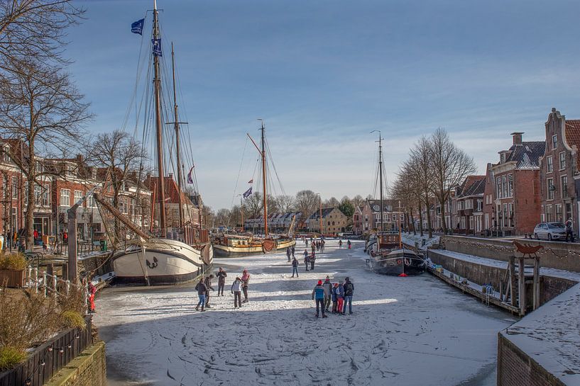 Dokkum in winter by anne droogsma