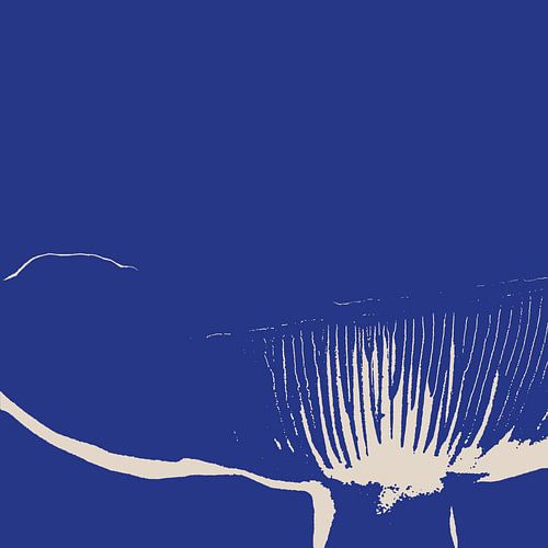 Kinoko - Graphic print Cobalt blue