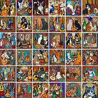 Katzen, Gitarren und Bier
