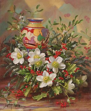 Winterbloemen van Albert Williams