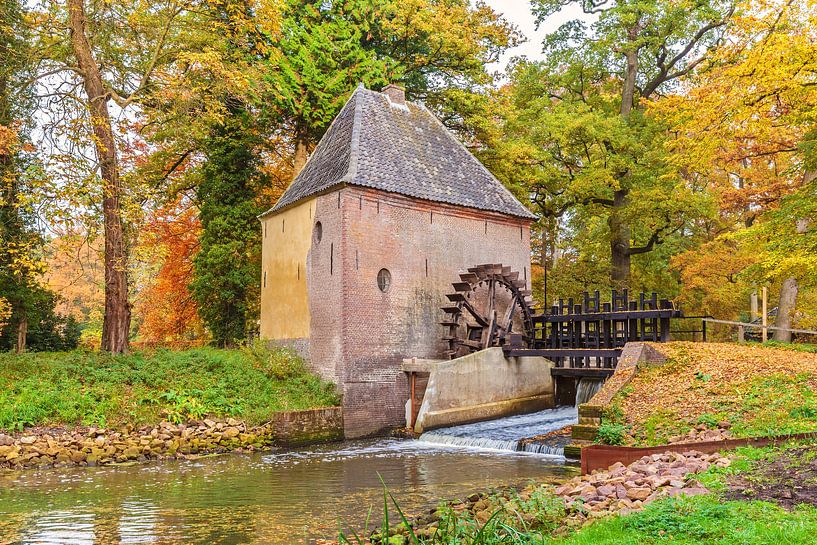 De oude Gelderse Watermolen van Martin Bergsma