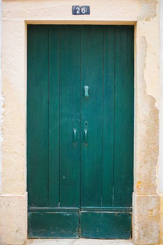 De deuren van Portugal groen nummer 26