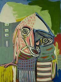 Abstrakt Head in Nature von Masch