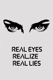 Minimalist design with intense eyes by Art & Soul Creations