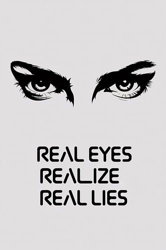 Minimalistisch ontwerp met intense ogen