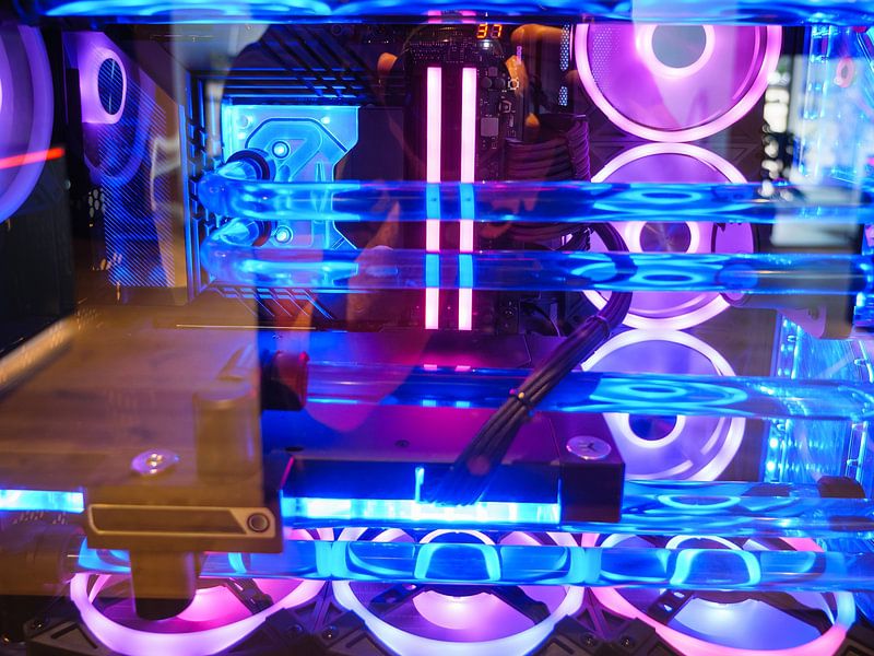 RGB lighting of the mainboard by Mustafa Kurnaz