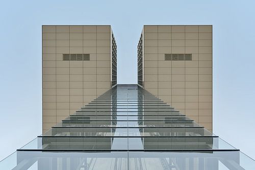 The crane houses in Cologne's Rhine harbour