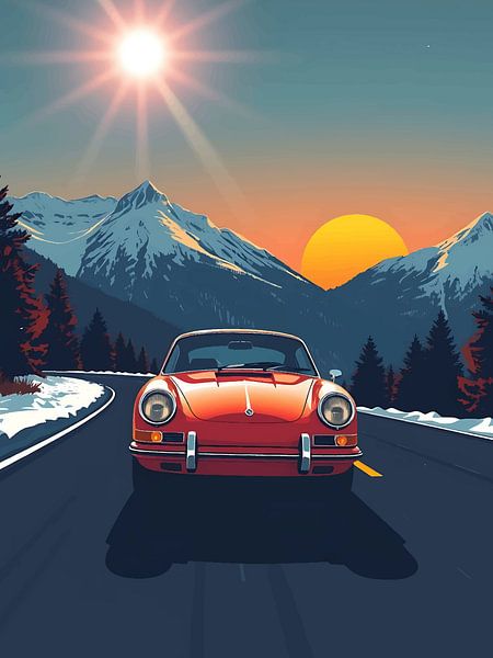 Sport Car Mountain by bob rendy