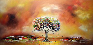 Tree of Life van Gena Theheartofart