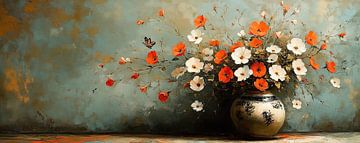 Moderne Blumenmalerei von Kunst Laune