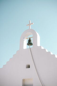 Kapel op Mykonos | Griekenland Fotoprint | Europa Reisfotografie van HelloHappylife