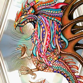 Le dragon arc-en-ciel sur Nina IoKa