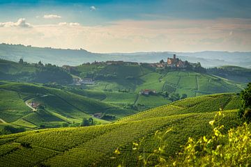 Infinite Vineyards and the Medieval Castiglione Falletto Castle by Stefano Orazzini