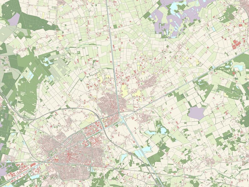 Carte de Nederweert par Rebel Ontwerp