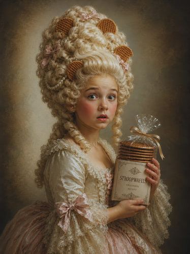 Historical Portrait: Girl with Stroopwafels