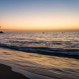 Sonnenuntergang am Meer von Marijn Goud