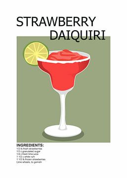 daiquiri aux fraises sur Ratna Mutia Dewi