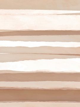 Strips 2 | Aardebruine Pastels van Menega Sabidussi