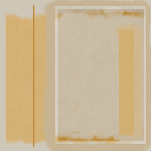 Retro geometrie. Minimalistische moderne abstracte geometrische kunst in pasteltinten.