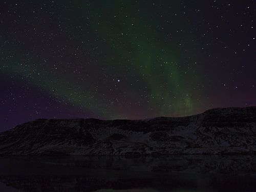 Noorderlicht boven Snæfellsnes