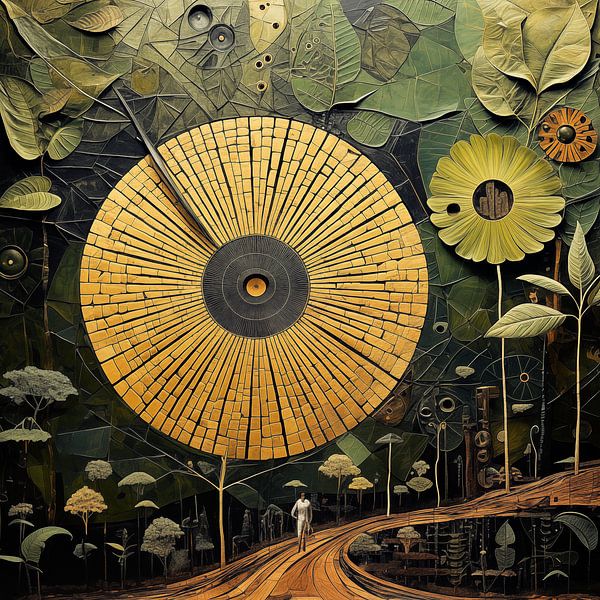 Down the hill by Carla van Zomeren