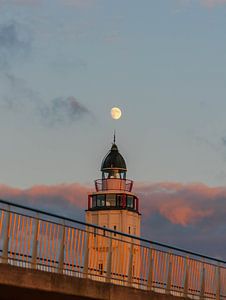 Phare de Harlingen sur Jan Peter Nagel