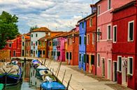 Kleurrijk Burano - Veneto van Peter Bergmann thumbnail