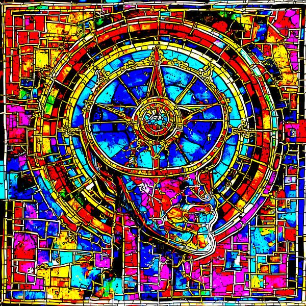 Heiligkeit in fraktaler Abstraktion von A.D. Digital ART