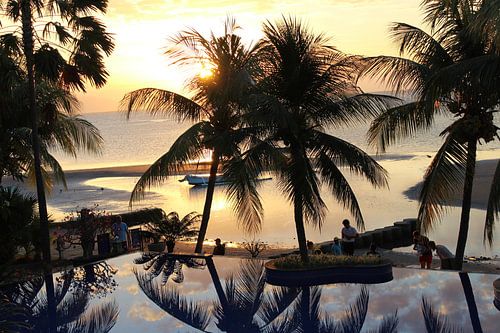 Zonsondergang in Bali