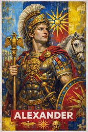 Painting of Alexander the Great. by Johannes