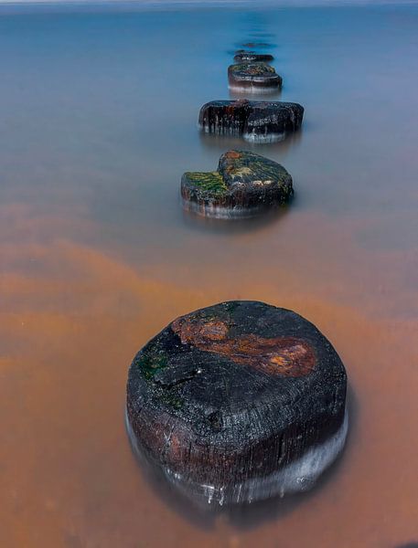 Der Weg durch das Meer. von Robby's fotografie