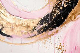 ABSTRACT ART Gleaming luxury by Melanie Viola