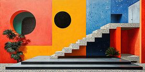 Surrealismus Innenarchitektur Architektur Design Geometrie