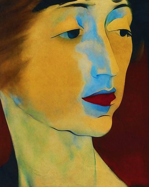 Croquis d'une femme snobinarde par Jan Keteleer