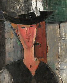 Un homme sous un chapeau à large bord sur Kenneth Just