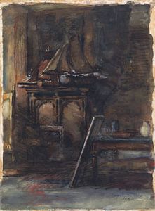 Barbara Elisabeth van Houten, Das Atelier von H.W. Mesdag