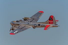 Flyby Boeing B-17 Flying Fortress "Yankee Lady". by Jaap van den Berg