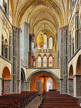 Interior Munsterkerk, Roermond by Digital Art Nederland