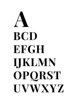 Alfabet, van A tot Z van MarcoZoutmanDesign