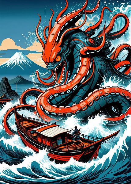 The Wrath of the Sea Beast by atiq fauzi