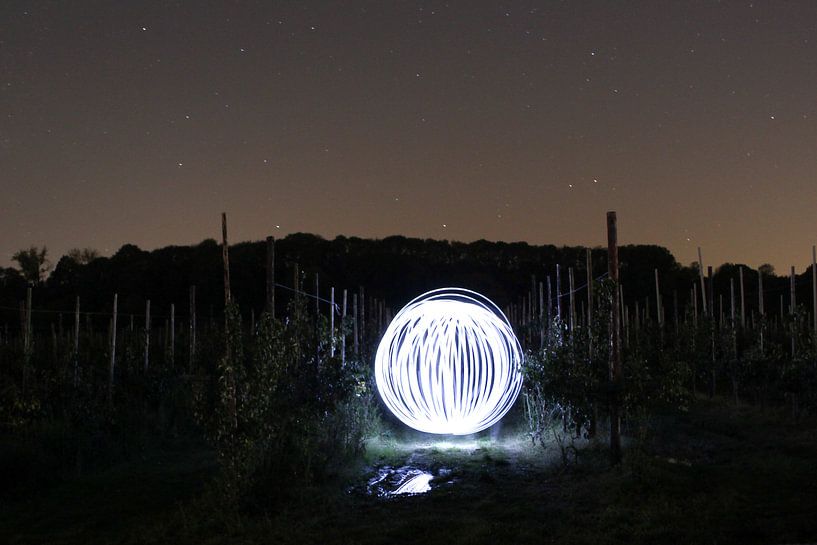 Lightpainting by Nicole Wetzels