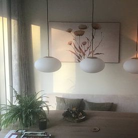 Customer photo: Modern and abstract Japandi wildflowers by Mad Dog Art, on ArtFrame