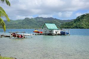 Simple house in the Ha'amene Bay van Frank's Awesome Travels