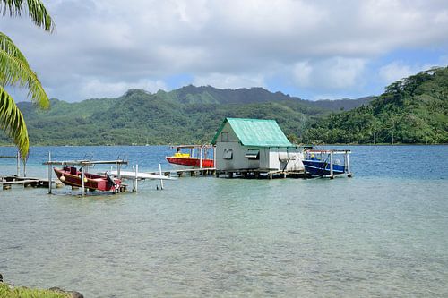 Simple house in the Ha'amene Bay