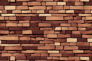 Backsteinmauer, Illustration